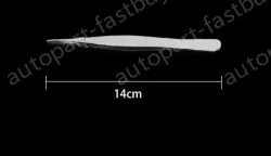 Stainless steel tweezers Straight tip (thick) 14cm