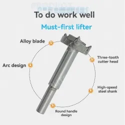 Woodworking hole opener 40mm