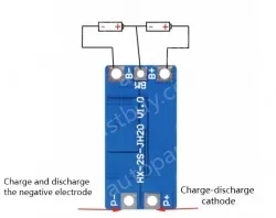 Lithium battery overcharge, overdischarge, overcurrent, short-circuit charging protection board 7.4V 10A