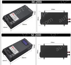 High-power switching power supply 2000W 80V