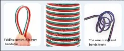 LED light connecting cable 24AWG*3 and (11/0.12TS)