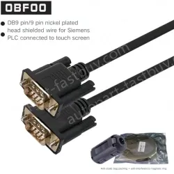 2m nickel-plated connector bagged + anti-interference magnetic ring 0BF00