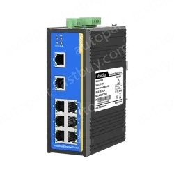 8 Ports 10/100M T(x) Din-Rail Managed Industrial Ethernet Switch