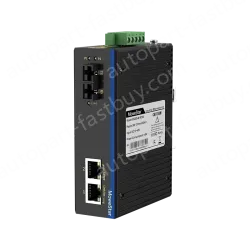 1 Port 100M F(x) + 2 Ports 10/100M T(x) Din Rail Industrial media converter