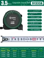 Upgraded feel: 3.5m ruler width: 16mm-91333A