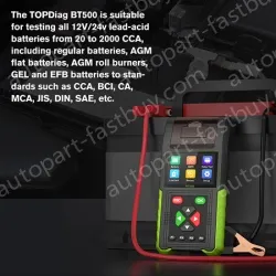 BT500 Multifunctional Battery Analyzer Leakage Relay Load Charging System Start Test