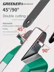 Heavy Aviation Aluminum Hacksaw 3 seconds to change the saw blade contains 10 carbon steel saw blades + 7 multi-function saw blades