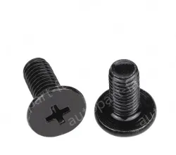 Carbon steel thin head screws M3*12*8