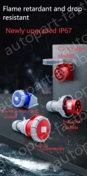 3 pole 63A plug