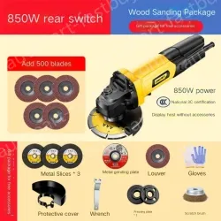 Industrial 850W rear switch wood sanding