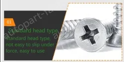 Flathead Cross M8*40