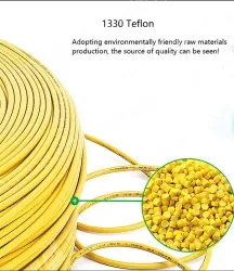 Teflon Wire Cable 26AWG White 7cores