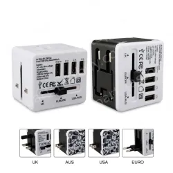 Gifts Hot sales travel adapter KRUSB-WLG3333B
