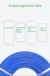 Transformer Cable 26AWG Blue