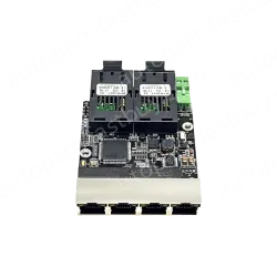 2 Ports Gigabit F(x) + 4 Ports Gigabit T(x) Embedded Switch