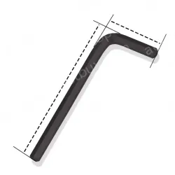 Black 3.0mm (short) - 20 pcs