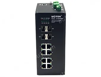 UOTEK 8G+4G Full Gigabit Managed Ethernet Switch