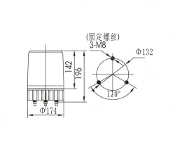Small warning lightsLTE-1181J DC12V Red