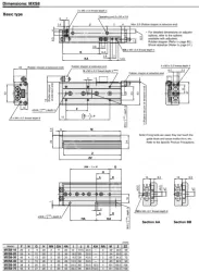 Air Slide Table MXS Series