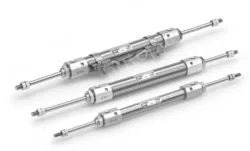 Built-in Speed Controller Type Double Acting, Double Rod CJ2ZW Series