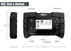 Ancel FX4000 OBD2 Automotive Scanner Full System