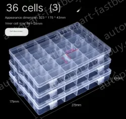 Shoot 1 shot 3 thickened material 36 grids