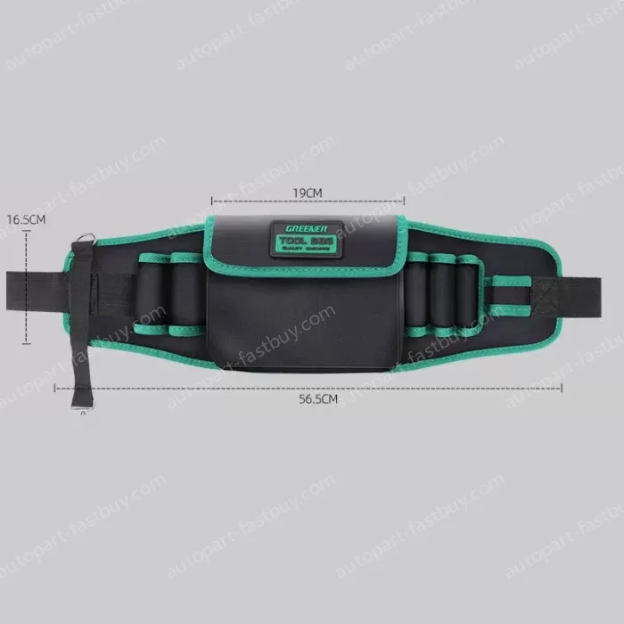 The waist bag can hold a mobile phone with a thickened flip cover