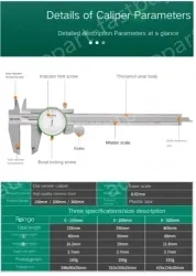 Mechanical caliper 0-300mm 91503