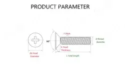 Electronic screws M1*5