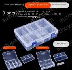 Two thickened materials 8 grids double-layered