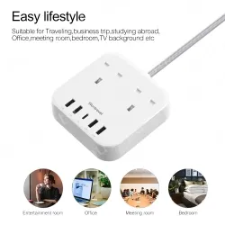 New Type C UK Power Strip