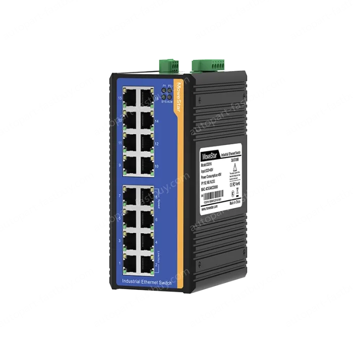 [100 Gigabit 16 Port] ring network management industrial switch