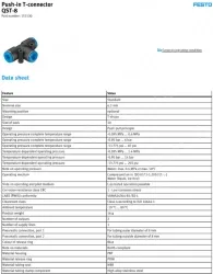 Push-in fittings QST-8(FESTO)