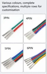 LED light connecting cable 24AWG*2 and (11/0.12TS)