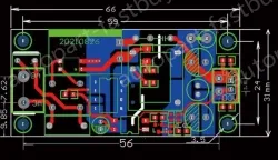 Small, safe isolated, regulated power supply switching power supply module 12V 450MA