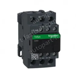 LC1D18P7C TeSys Deca Contactor, 3 Pole (3NO), AC-3/AC-3e, <=440V, 18A, 230VAC, Screw Terminal