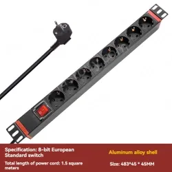 8-bit European standard + switch * 2 meters cable