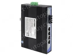 UOTEK 4 10/100/1000Base-T Ethernet ports and 1 &nbsp;1000Base- X optical port Network Fiber Optic Transceiver