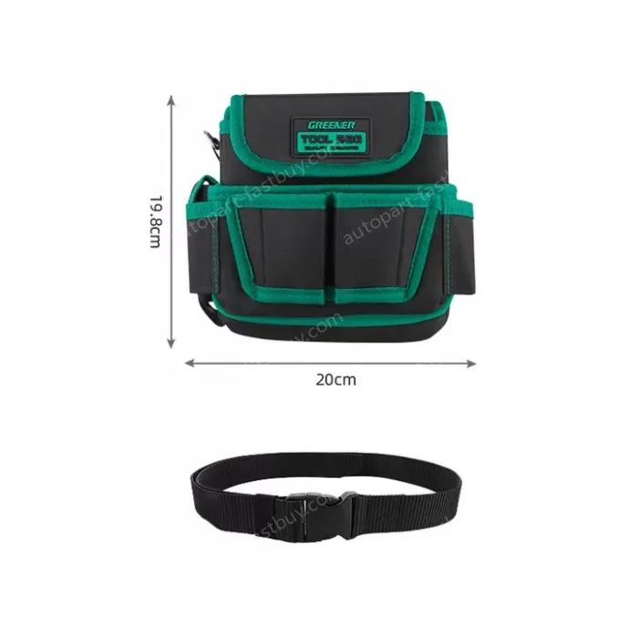 Multi-slip belt bag with lid (thickened anti-abrasion belt)