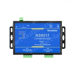 1 Port CAN-bus + 1*RS232/485 To Ethernet Opto-isolated Wall-mounted Ethernet CAN-bus Server