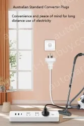 Australia Master switch 4-plug Full length 3m