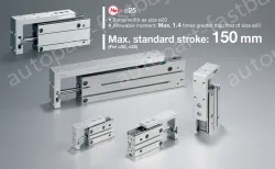 Compact Slide MXH2 Series ø6, ø10, ø16, ø20, ø25MXH2B16-20Z