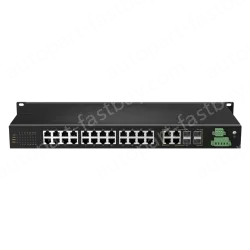 [4 Gigabit + 24 Gigabit Battery] managed industrial switch