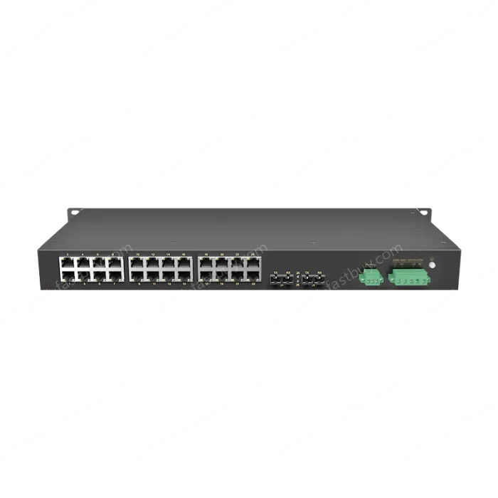2 Ports 100M FX + 24 Ports 10/100M RJ45 Rack-mount Managed Industrial Ethernet Switch
