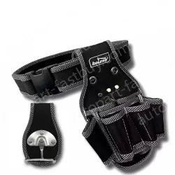 Waist bag + extra-thick waist belt + metal hanging