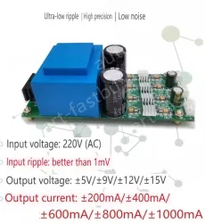ACDC linear power supply 220V to positive and negative voltage &plusmn;24V &plusmn;200MA