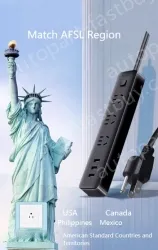 Master switch 5 jacks 1.6m