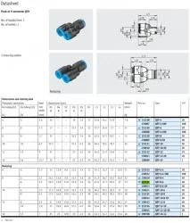 Push-in fitting QSY-8-6(FESTO)