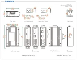 UOTEK 100M 8-Port unmanaged Ethernet Switch