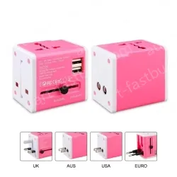 2USB travel adapter 5V,1000mA KRUSB-WLG3337B